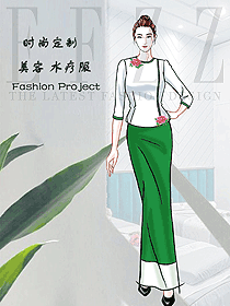 原創(chuàng)設(shè)計(jì)水療會(huì)所咨客制服設(shè)計(jì)圖598