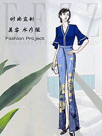 美容水療會所咨客制服設計圖599