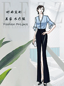 原創設計水療會所咨客制服設計圖600