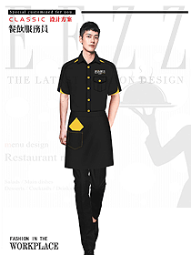 新款特色餐廳服務員制服設計圖540