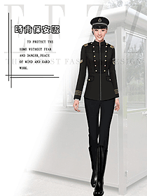 長袖男款保安服西裝服裝款式圖088