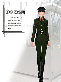 時尚保安服西裝制服設計圖099