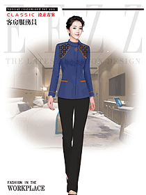 原創設計客房服務員服裝設計圖680