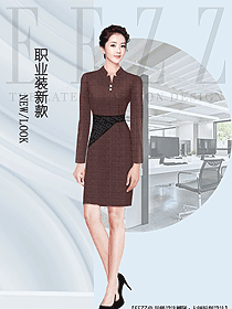 原創(chuàng)設(shè)計女秋冬職業(yè)裝設(shè)計圖2125