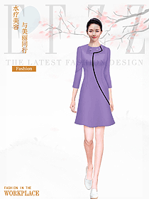 美容水療會所咨客制服設計圖609