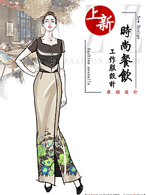 美容水療會所咨客制服設計圖613