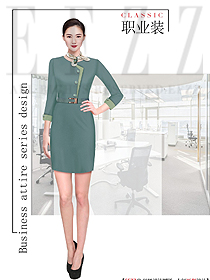 原創設計女夏裝制服設計圖1245