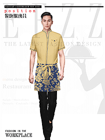 原創(chuàng)制服設計特色服務員服裝設計圖567