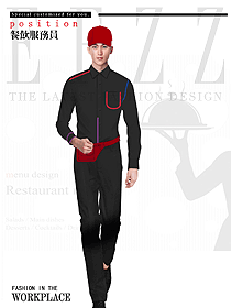 原創制服設計特色服務員服裝設計圖596
