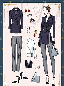 氣質(zhì)冷艷，成熟女人服裝怎么設(shè)計(jì)才能高級(jí)優(yōu)雅？2143款手繪圖