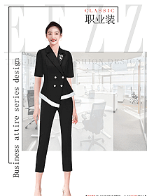 企業(yè)前臺職員職業(yè)裝制服設計圖1293