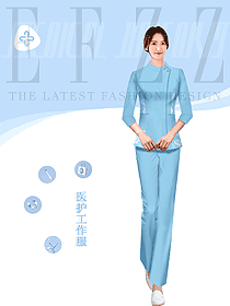 春秋四季款醫院護士服定制款設計圖