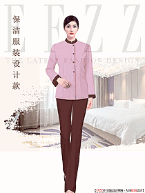 酒店客房保潔員工制服設計圖365