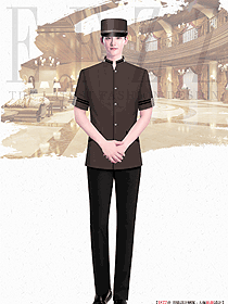 國際假日酒店夏季門童制服原創定制設計作品