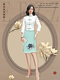 酒店餐飲會所迎賓制服定制設計作品