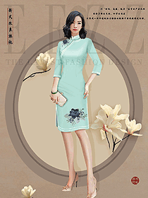 酒店夏季短款中餐迎賓領班制服設計