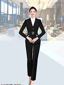 星級酒店經理職業裝辦公職員制服設計圖