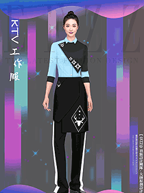 秋冬新款酒吧KTV工作服工裝夜場(chǎng)制服設(shè)計(jì)