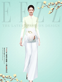 酒店工作服秋冬裝女飯店中餐廳火鍋店餐飲服務員服裝設計圖