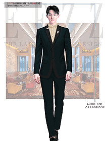 高級感職業套裝高端西裝套裝酒店大堂總臺工裝商務正裝