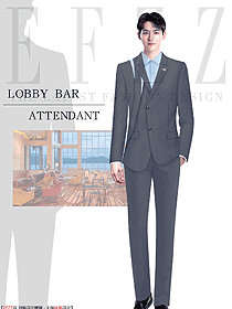 職業套裝男女長袖西服銀行酒店大堂經理工作服前臺領班面試正裝設計
