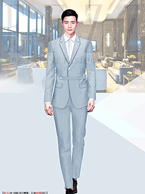 韓版西裝西服原創職業裝設計圖酒店經理服裝設計