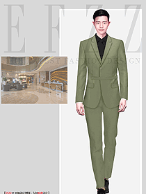 高檔毛料職業裝銀行酒店經理西裝外套工作服