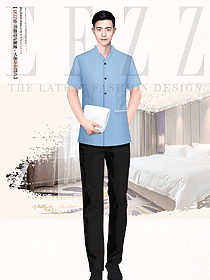 星級酒店標準客房服務員制服定制設計