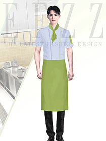 酒店明廚廚師定制制服設計圖片