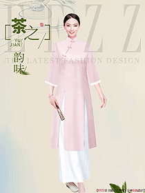 最美茶藝師品茶時服裝穿搭技巧