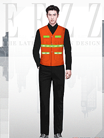 超市紅馬甲工作服定制LOGO臺球室服務(wù)員導(dǎo)購廣告員工服裝馬夾