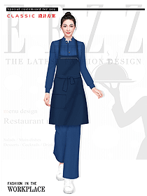 圍裙工作服棉麻男女加肥加大碼花藝餐飲純色胖人服務生全棉職業裝