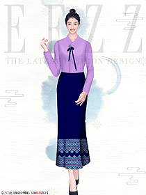 休閑養生spa接待服務人員迎賓服裝制服設計