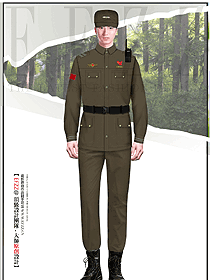 作訓服套裝男春秋正品執勤戰術訓練服裝物業保安工作服設計圖