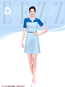 短袖套裝女夏薄款醫美母嬰月子中心護士制服定制設計