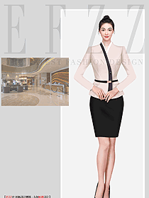 物業售樓珠寶酒店前臺員工制服定制款