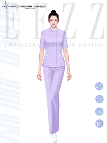 定制設計款春秋季口腔醫(yī)生護士工作服裝