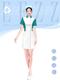 夏季長短袖醫生工作服西領大褂護士服