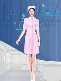 牙醫實驗服美容院服裝可現做logo制服設計圖