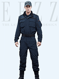 保安服春秋冬套裝男物業(yè)安保工作服
