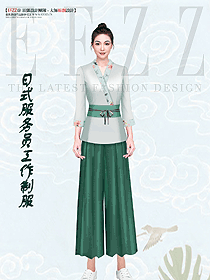 合肥最正宗的韓國料理店服務員工衣定制設計