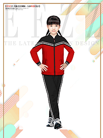 校服春秋款兒童棒球服原創設計效果圖