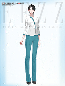 深圳市美容整形醫(yī)院接待護(hù)士制服定制設(shè)計(jì)款