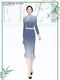 古典中式度假酒店工作人員旗袍服裝定制案例