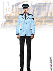 物業公司獵裝夾克西裝翻領復古保安員工服裝定制外套