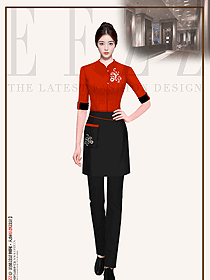 餐飲行業服務員工作服餐飲火鍋飯店快餐廳食堂制服定制