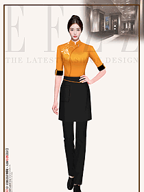 食堂超市快餐火鍋飯店餐飲工作服外套定制設計