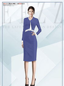 高級感通勤職業OL正裝定制款連衣裙