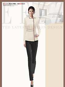 保潔工作服女長袖加棉酒店服務員制服定制方案