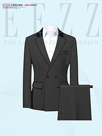 秋冬季新款商務修身西裝青年正裝單西外套平面圖